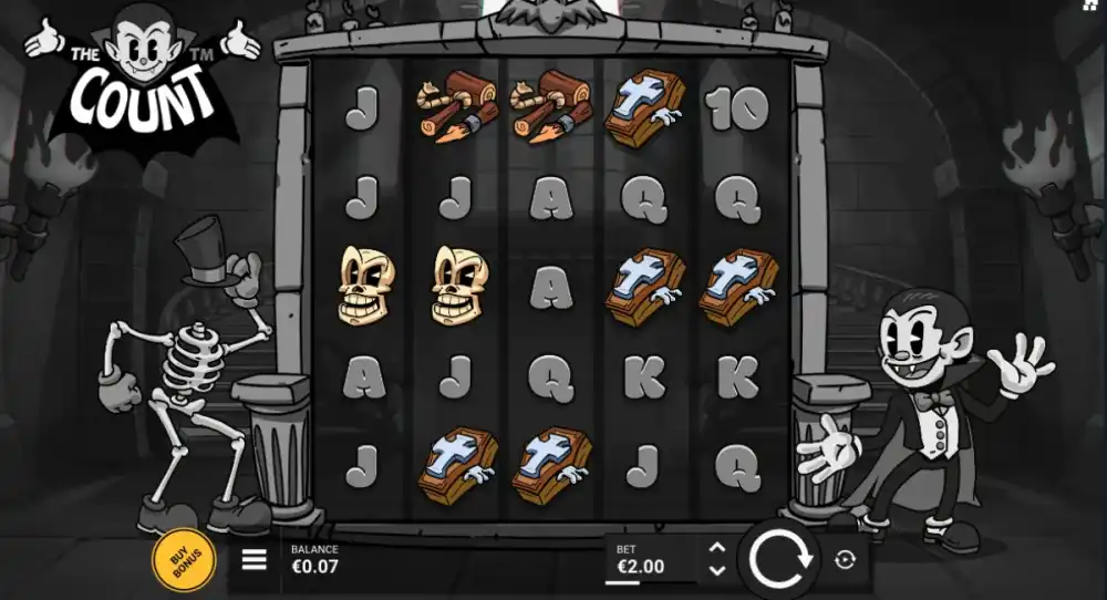 The Count Slot von Hacksaw Gaming mit Vampir-Thema