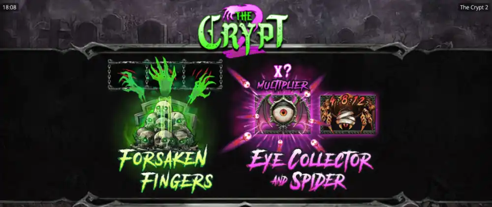 The Crypt Slot von Nolimit City — Rock-Theme mit xNudge Wilds und xWays auf dem 6x4 Grid