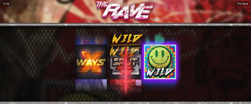 The Rave Slot von Nolimit City — Party-Theme mit xWays und xSplit auf dem 5x3 Grid