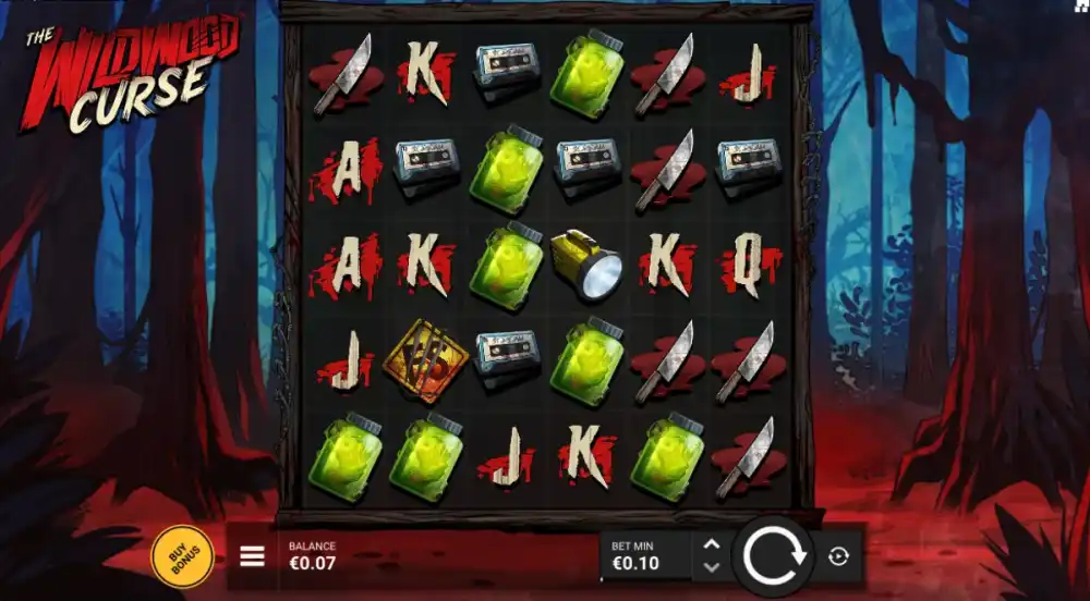 The Wildwood Curse Slot von Hacksaw Gaming im dunklen Wald