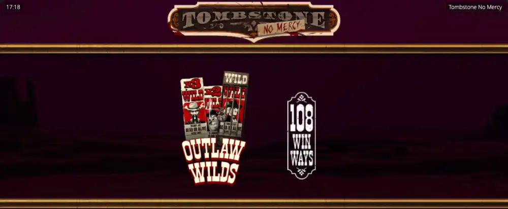 Tombstone No Mercy Slot von Nolimit City — Outlaw Wilds auf dem Western-Grid