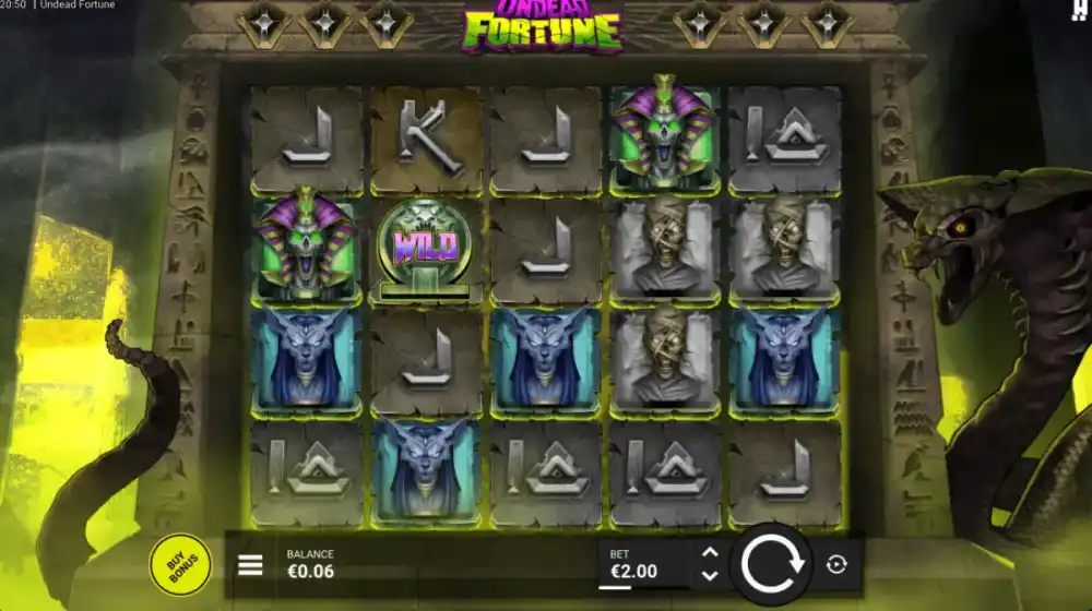 Undead Fortune Slot von Hacksaw Gaming — DuelReels Gameplay auf dem Grid