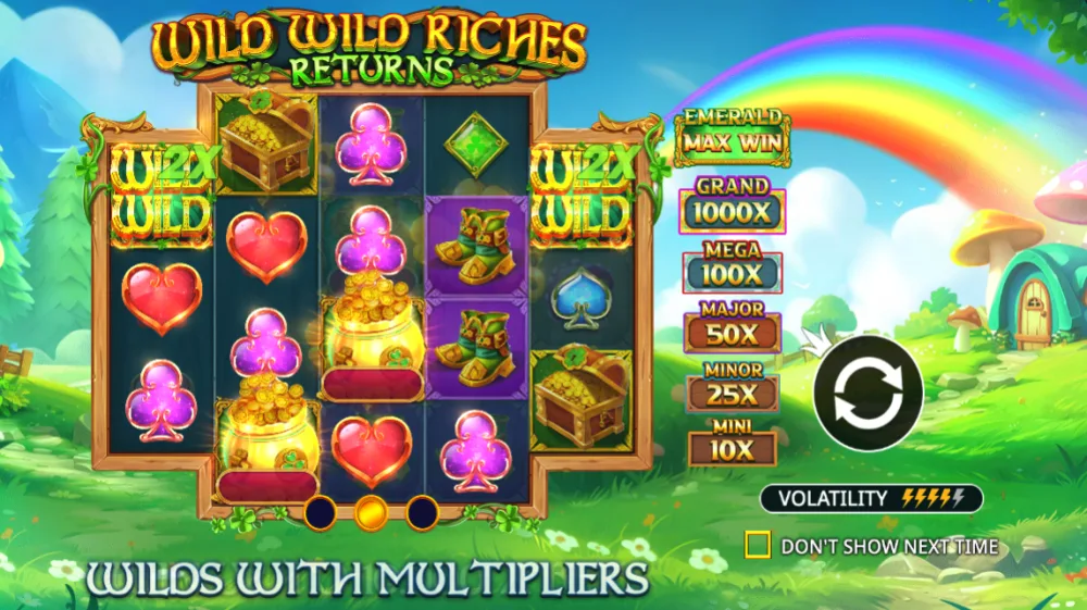 Wild Wild Riches Returns Slot von Pragmatic Play — Irisches Theme mit Money Collect Feature