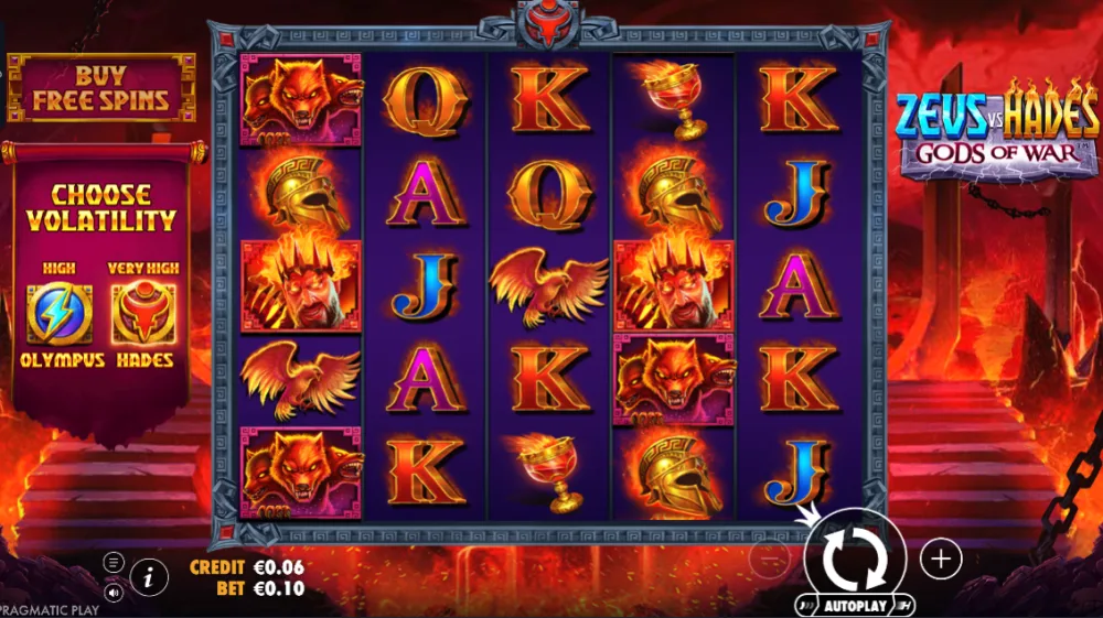 Zeus vs Hades Gods of War Slot von Pragmatic Play — Expanding Wild Multiplikator